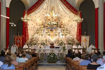 Elda celebra un at&iacute;pico d&iacute;a de la Virgen de la Salud 