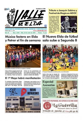 N&uacute;mero 2.944 - 28 de abril de 2017