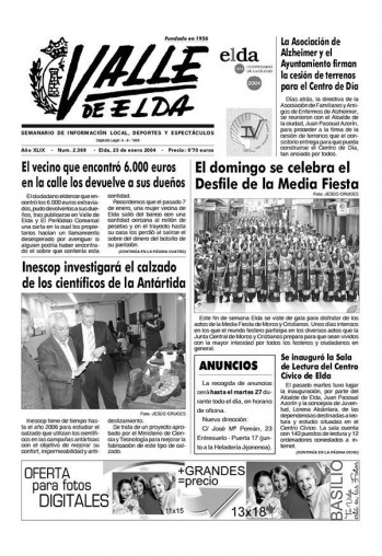 N&uacute;mero 2.369 - 23 de enero de 2004