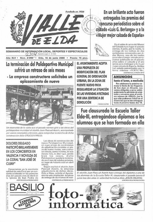 N&uacute;mero 2.204<span>16 de junio de 2000</span>