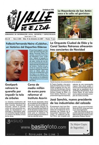 N&uacute;mero 2.539 - 14 de diciembre de 2007