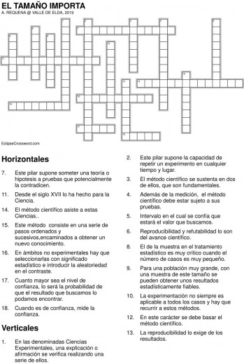 El tama&ntilde;o importa