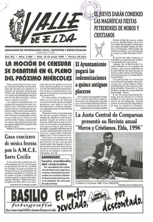 N&uacute;mero 2.006<span>10 de mayo de 1996</span>