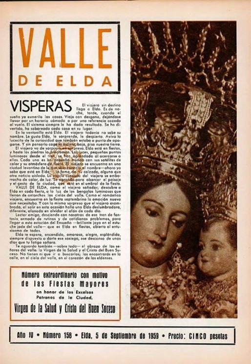N&uacute;mero 0158<span>5 de septiembre de 1959</span>
