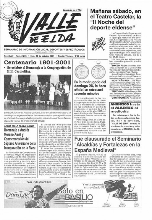 N&uacute;mero 2.265<span>26 de octubre de 2001</span>