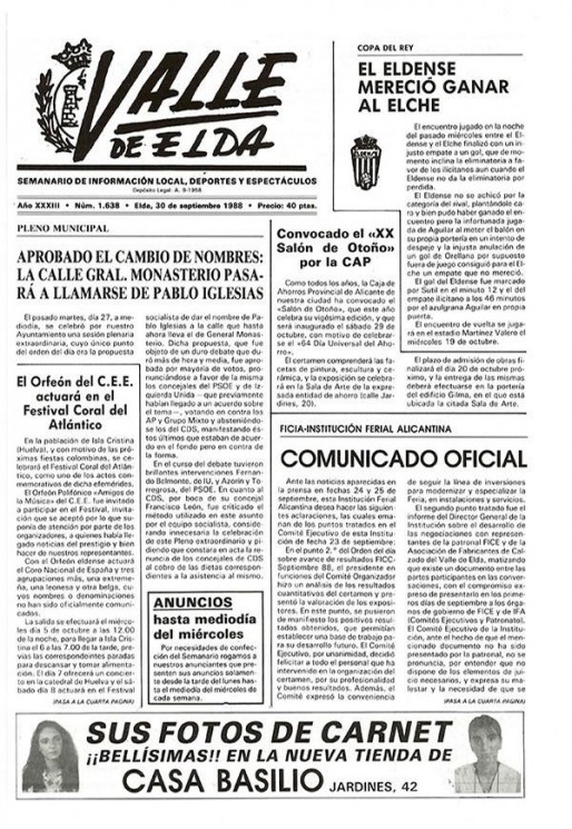 N&uacute;mero 1.638<span>30 de septiembre de 1988</span>