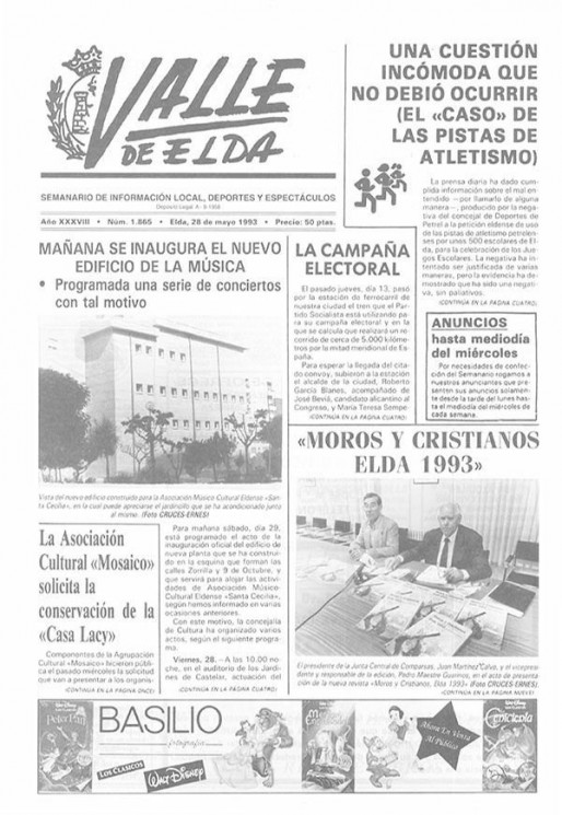 N&uacute;mero 1.865<span>28 de mayo de 1993</span>