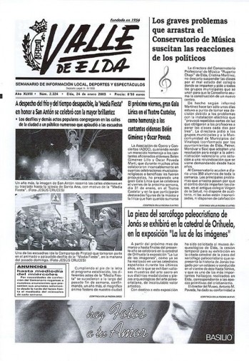 N&uacute;mero 2.324 - 24 de enero de 2003