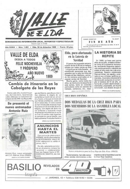 N&uacute;mero 1.651<span>30 de diciembre de 1988</span>