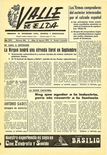 N&uacute;mero 0886 - 18 de agosto de 1973