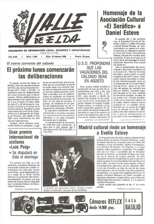 N&uacute;mero 1.465<span>15 de febrero de 1985</span>