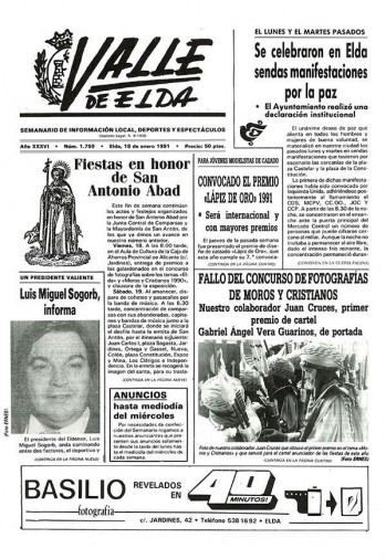 N&uacute;mero 1.750 - 18 de enero de 1991