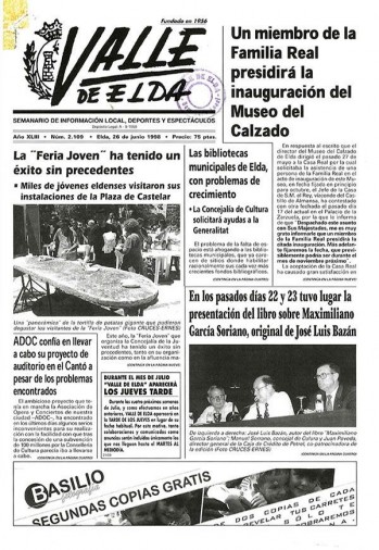 N&uacute;mero 2.109 - 26 de junio de 1998