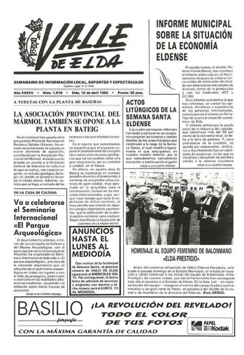 N&uacute;mero 1.810 - 10 de abril de 1992