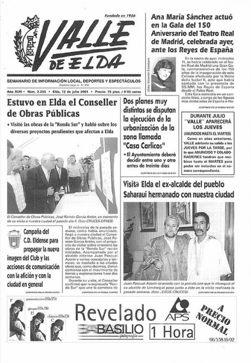 N&uacute;mero 2.255<span>12 de julio de 2001</span>