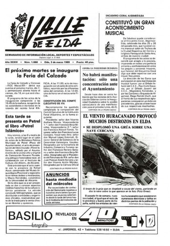 N&uacute;mero 1.660 - 3 de marzo de 1989