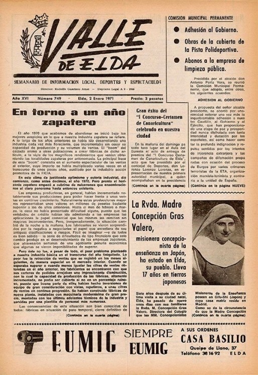 N&uacute;mero 0749<span>2 de enero de 1971</span>
