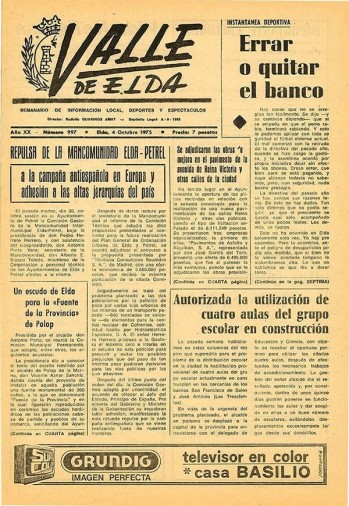 N&uacute;mero 0997 - 4 de octubre de 1975