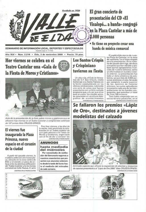 N&uacute;mero 2.219<span>3 de noviembre de 2000</span>