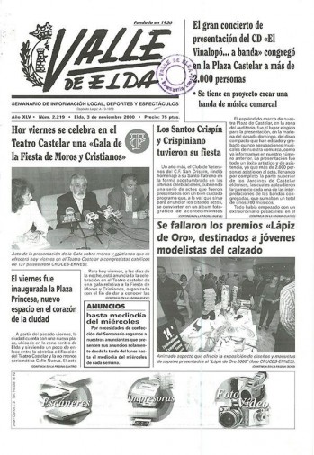N&uacute;mero 2.219 - 3 de noviembre de 2000