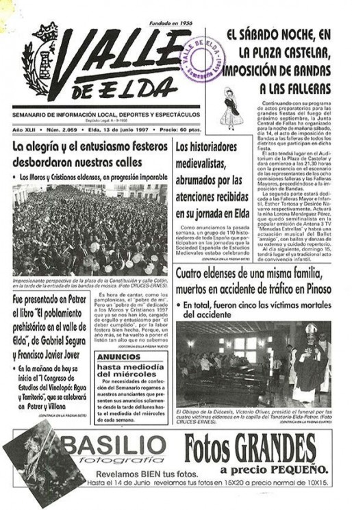 N&uacute;mero 2.059<span>13 de junio de 1997</span>