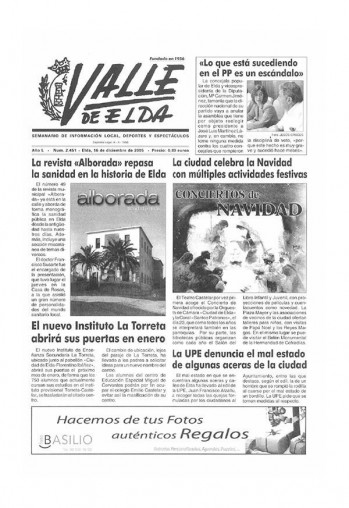 N&uacute;mero 2.451 - 16 de diciembre de 2005