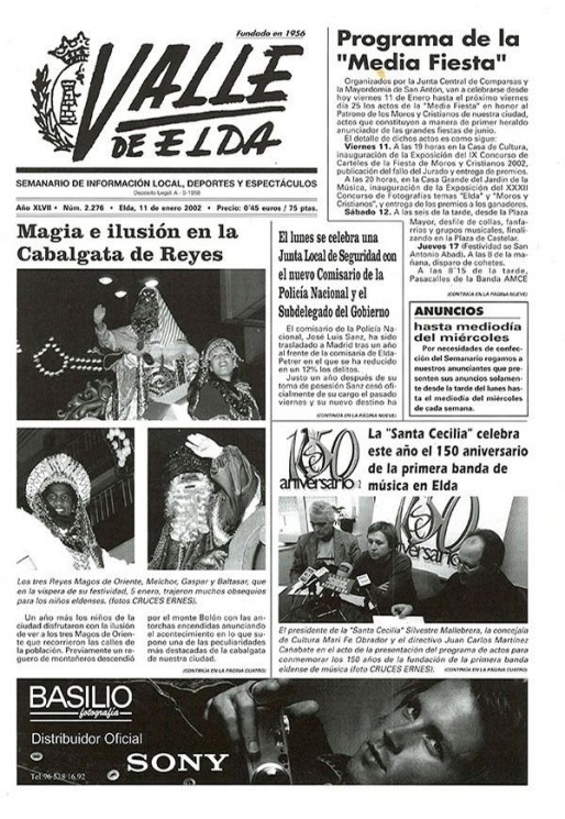 N&uacute;mero 2.276<span>11 de enero de 2002</span>
