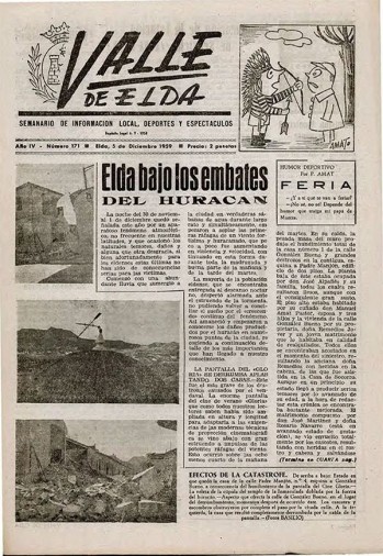 N&uacute;mero 0171 - 5 de diciembre de 1959