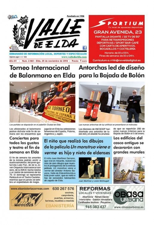 N&uacute;mero 2.922<span>25 de noviembre de 2016</span>