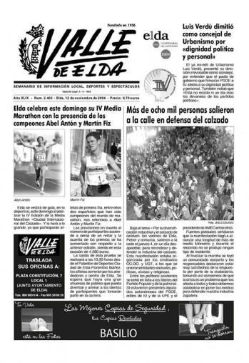 N&uacute;mero 2.402 - 12 de noviembre de 2004