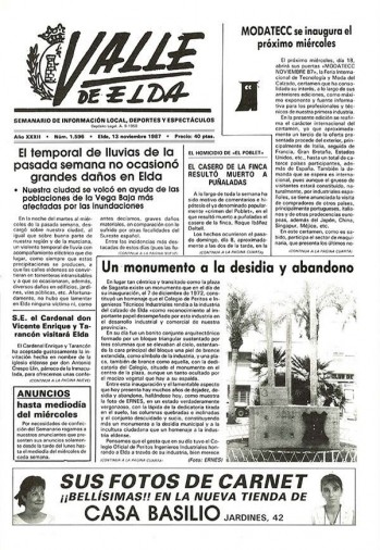 N&uacute;mero 1.596 - 13 de noviembre de 1987