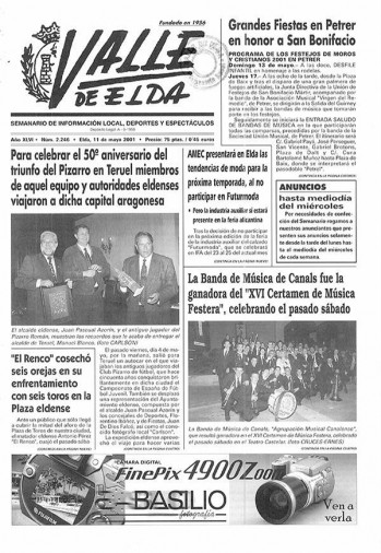 N&uacute;mero 2.246 - 11 de mayo de 2001