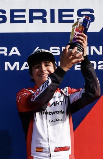 Sandro P&eacute;rez &ldquo;vuela&rdquo; en Zuera para ganar la primera de las IAME Euro Series