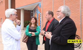El diputado de VOX David Garc&iacute;a visita INESCOP