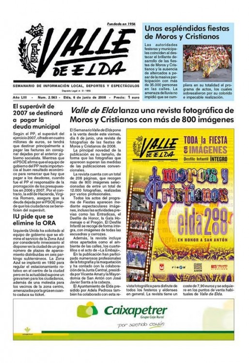 N&uacute;mero 2.563<span>6 de junio de 2008</span>