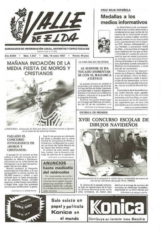 N&uacute;mero 1.557<span>16 de enero de 1987</span>