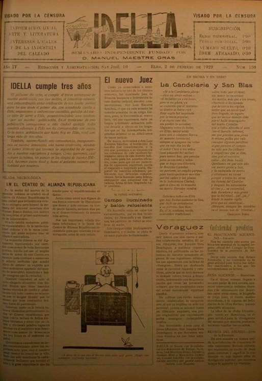 Idella n&ordm; 150<span>A&ntilde;o 1929</span>
