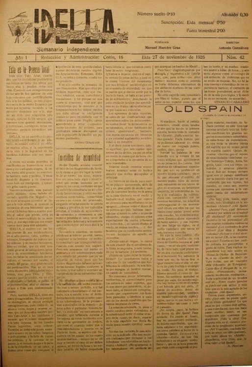 Idella n&ordm; 042<span>A&ntilde;o 1926</span>