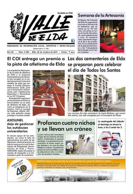 N&uacute;mero 2.705<span>28 de octubre de 2011</span>