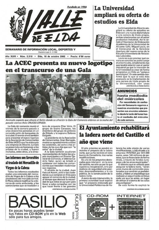N&uacute;mero 2.310<span>18 de octubre de 2002</span>