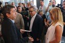 La recepción del IES Azorín en Petrer en una jornada de tensión política La recepción del IES Azorín en Petrer en una jornada de tensión política