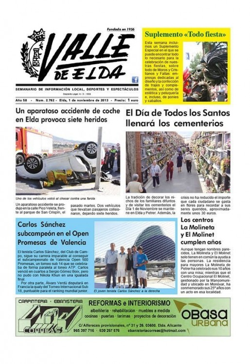 N&uacute;mero 2.792<span>1 de noviembre de 2013</span>