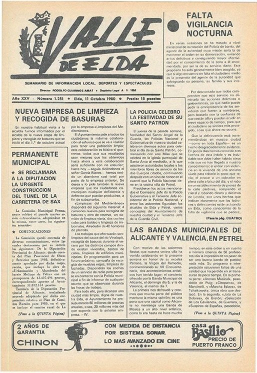 N&uacute;mero 1.251<span>11 de octubre de 1980</span>