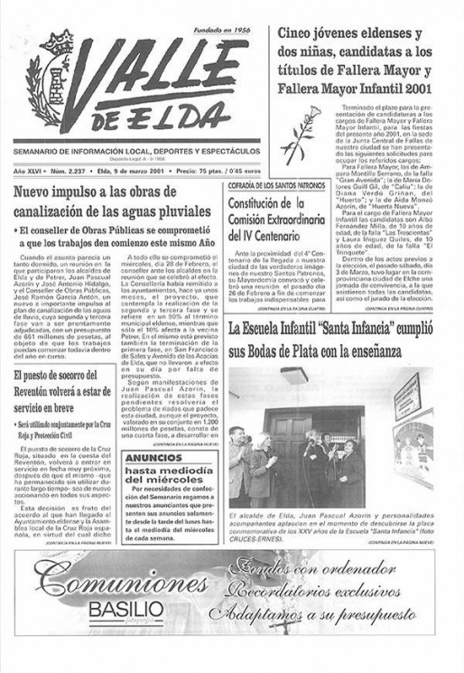N&uacute;mero 2.237<span>9 de marzo de 2001</span>