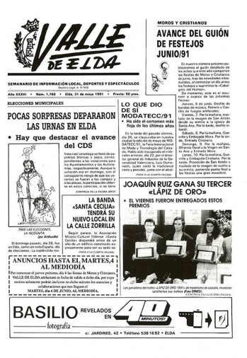 N&uacute;mero 1.769 - 31 de mayo de 1991