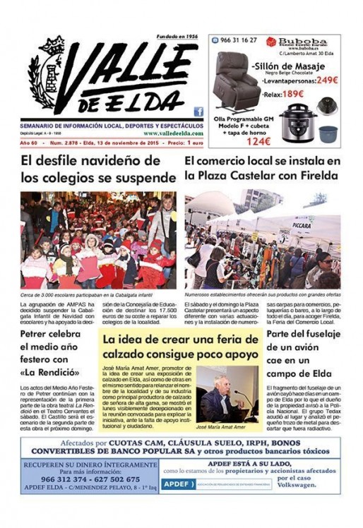 N&uacute;mero 2.878<span>13 de noviembre de 2015</span>
