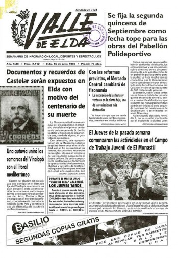 N&uacute;mero 2.112 - 16 de julio de 1998