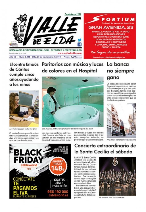 N&uacute;mero 3.008<span>23 de noviembre de 2018</span>