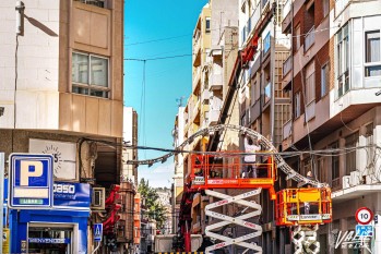 La calle Dahellos contin&uacute;a su transformaci&oacute;n