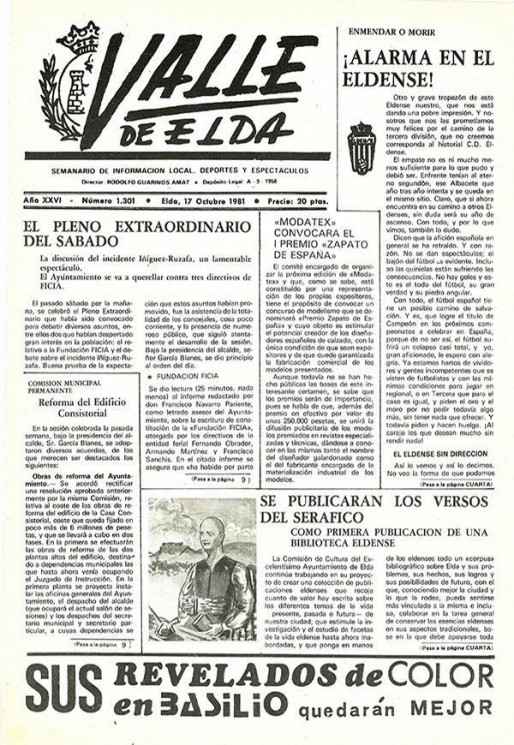 N&uacute;mero 1.301<span>17 de octubre de 1981</span>